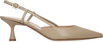 Gianvito Rossi Beige Leather High Heel Womens Pumps