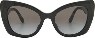 Dolce & Gabbana Grey Gradient Butterfly Ladies Sunglasses DG4405F 501/8G 53