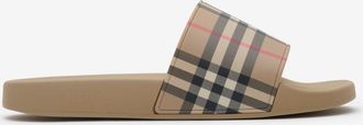 Burberry Check Slides