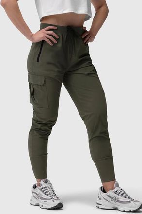 ASRV Tetra-Lite Cargo High Rib Jogger in Olive at Nordstrom, Size Medium