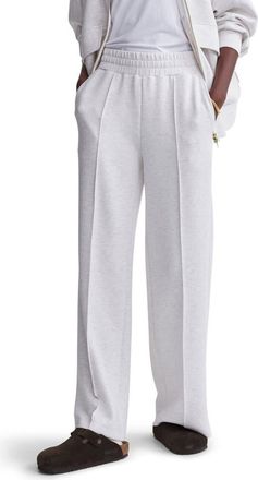 Varley The Wide Leg 28-Inch Pants in Ivory Marl at Nordstrom, Size Xx-Small