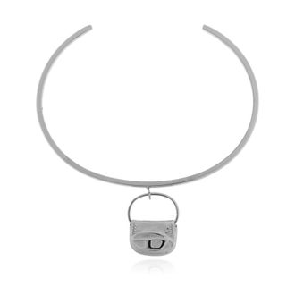 Diesel Bracelets, unisex, Gray, Size: ONE SIZE Bracelet with a Pendant