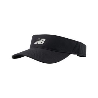 New Balance Unisex 47 Visor en Negro, Poli&eacute;ster, Talla OSZ