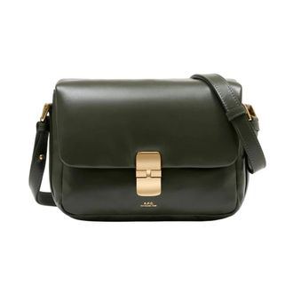 A.P.C. Cross Body Bags, female, Green, Size: ONE SIZE Grace Soft Crossbody