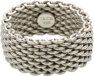 Tiffany & Co. Silver Silver 925 Band Ring (Pre-Owned)