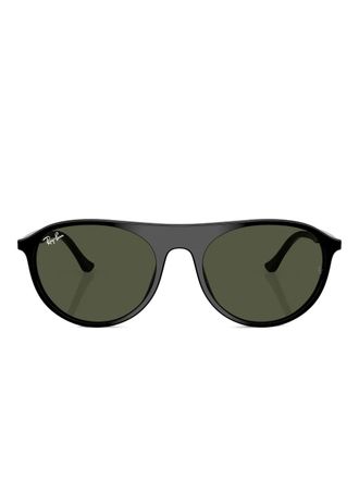 Ray-Ban round-frame sunglasses - unisex - Acetate - 56 - Black