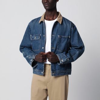 Polo Ralph Lauren Blue denim jacket with ribbed collar