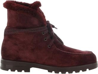 Santoni Botas Hadeel de Ante - Shoes - Mujer - Rojo - 38 EU