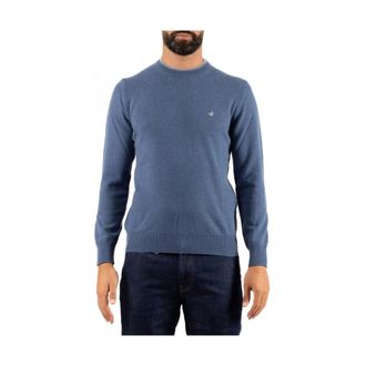 Brooksfield Truien & Vesten, Heren, Blauw, S, Rondgebreide Kleding