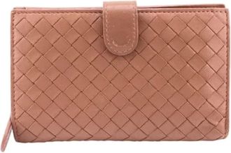 Bottega Veneta Pre-owned Wallets, female, Pink, Size: ONE SIZE Pre-owned Fabric Wallet