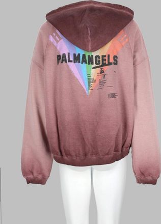 Palm Angels Logo Hooded Sweatshirt - Pink