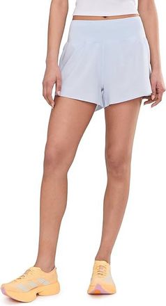 adidas Adi365 Iconic Running Shorts Womens Shorts Crystal Sky : 2XS 4, Polyester