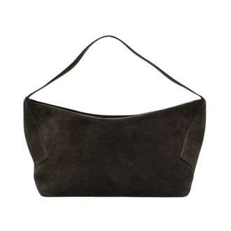 STUDIO NICHOLSON Bolso de Hombro Hagu con Detalle de Pliegue y Cremallera - Bags - Mujer - Marr&oacute;n - ONE SIZE