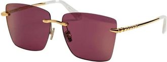 Bulgari Serpenti Viper Zonnebril - Dames - Accessoires - Geel - Maat: 60 MM