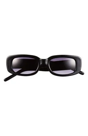 Vince Camuto 117mm Gradient Rectangular Sunglasses in Black at Nordstrom Rack