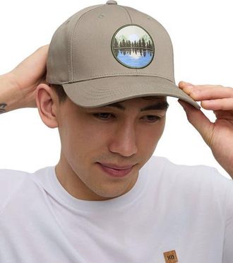 tentree Lake Patch Elevation Hat in Clay/lakeside Blue at Nordstrom