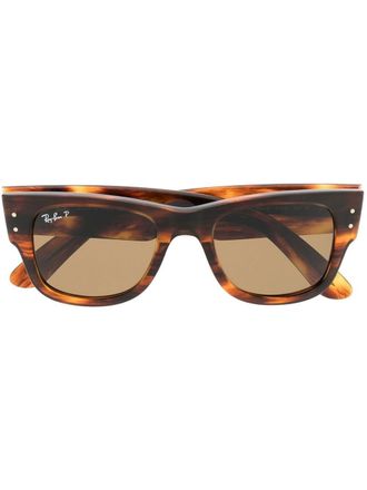 Ray-Ban Occhiali da sole squadrati - Marrone