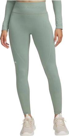 Under Armour Train Seamless Leggings - Dames - Trainingsleggings - Groen - L - Leer - Fitness