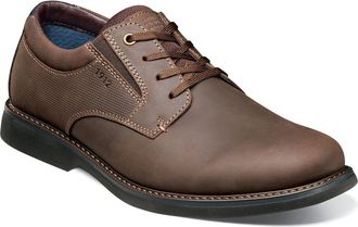 Nunn Bush Otto Plain Toe Derby - Wide Width Available in Brown Ch at Nordstrom Rack, Size 10.5