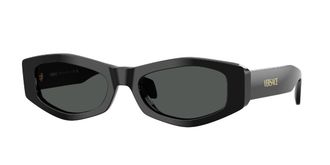 Versace VE4487F Asian Fit GB1/87 Womens Sunglasses Black Size 54