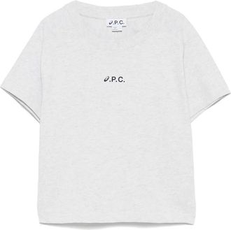 A.P.C. x Asic Cloud T-shirt - women - Cotton - L - Grey