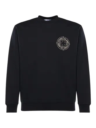 Stone Island Cotton Sweatshirt With Print