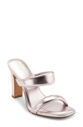 DKNY Metallic Sandal in Dusty Rose at Nordstrom Rack, Size 9.5