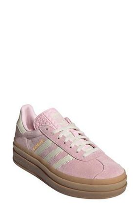 adidas Gazelle Bold Platform Sneaker in Pink/Cream at Nordstrom Rack, Size 6.5