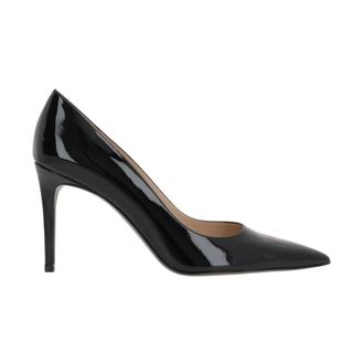 Stuart Weitzman Dames, Schoenen, Zwart, Maat: 39 1/2 EU Leer