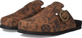 Ariat Country Mules Womens Flat Shoes Leopard Suede : 6.5 B - Medium, Leather/Rubber/Vinyl