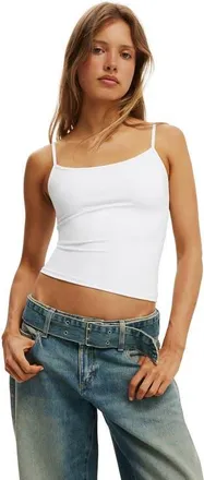 Cotton On Womens Hold Me Cami in White at Nordstrom, Size Xxx-Small