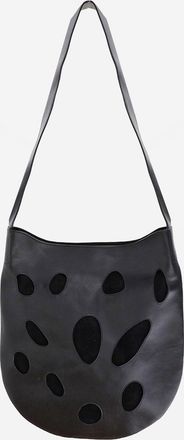 Niccol&ograve; Pasqualetti Womens Shoulder Bag Black Calfskin