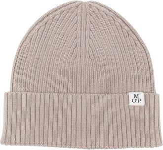 Marc O'Polo ribbed beanie hat - men - Organic Cotton - One Size - Grey