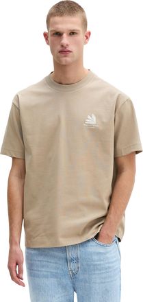 Marc O'Polo T-Shirt MARC OPOLO, Herren, Gr. XXL, charleston gray, Jersey, Obermaterial: 100% Baumwolle, loose fit, Rundhals, Shirts T-Shirt, loose fit mit R&uuml;ckenp