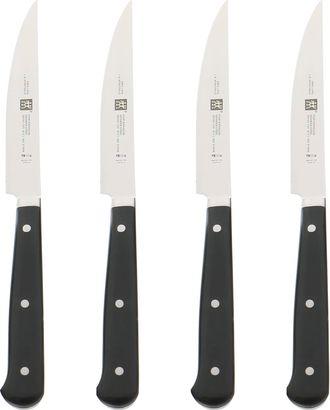Zwilling Porterhouse 4-pc Steak Knife Set in Beechwood Box