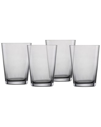 Zwiesel Glas Set Of 4 Together Crystal Glass Graphite All Purpose/ Water Glasses