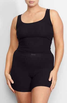 SKIMS Soft Lounge Tank in Onyx at Nordstrom, Size 2 X