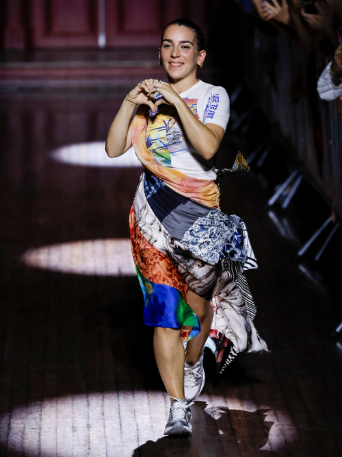 Designer Marine Serre auf der Paris Fashion Week 2024.