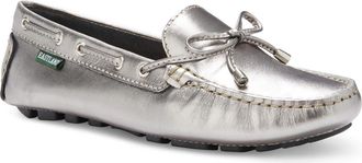 Eastland Marcella Bow Driving Loafer in Silver at Nordstrom Rack, Size 7.5
