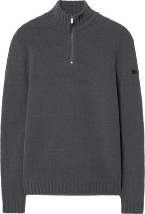 Roberto Ricci Design Cinematt Half-Zip Sweater - Heren - Coltruien - Grijs - M - Truien & Vesten