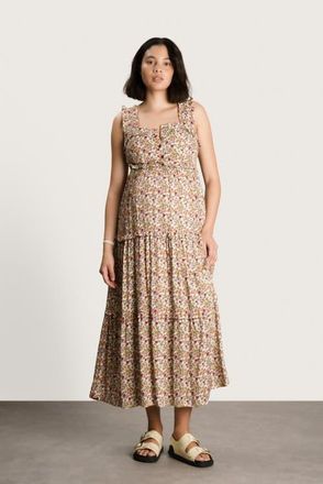 Nom Maternity Emma Maternity & Nursing Maxi Dress in Warm Floral at Nordstrom, Size Medium