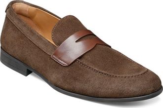Florsheim Modena Moc Toe Penny Loafer in Brown Suede at Nordstrom, Size 11.5