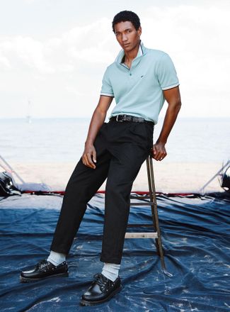 Le 31 Mens Pleated chinos Reykjavik fit - Tapered with pleats