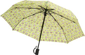 Eco Chic Automatic Umbrella Windproof Strong Compact Folding Travel Umbrella (Cute Sheep Green)