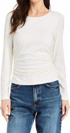Drew Pansy Shirt In Ivory