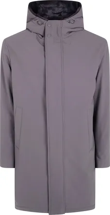 Herno Jacket Oversized Sport Pa000190u.12923 2700 Mink