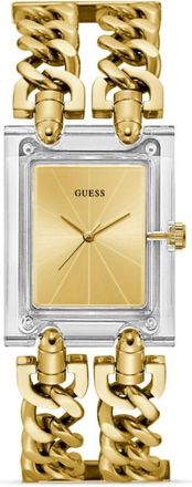 Guess Co Mod Heavy quartz 29mm - women - Plastic/Polycarbonite/Recycled Steel - One Size - Gold
