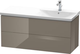 Duravit Duravit L-cube M&oacute;dulo Mural 1220mm De Ancho, Profundidad 481, 2 Cajones, Apto Para P3 Comfort Art&iacute;culo 233412, Lavabo A La Derecha, Color: Laca De Col