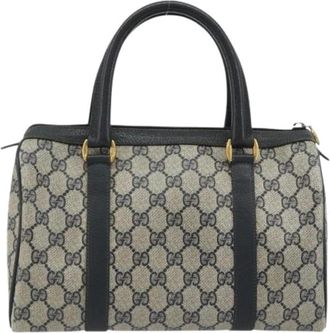 Gucci Pre-owned Vintage Leren Handtas - Dames - Vintage Handtas - Blauw - ONE Size - Leer - Vintage