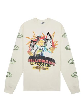 Billionaire Boys Club Heart Mind Dance sweater met lange mouwen - Beige